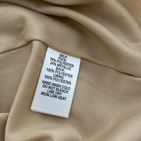 Lulus Gold Dress NWT - Picture 5 of 7